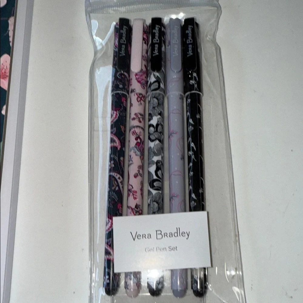 Vera Bradley Butterfly and Floral Notebook with Pen Set